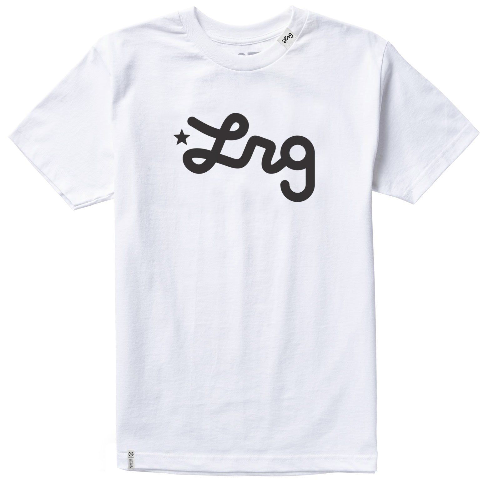 WESTERN SCRIPT TEE - WHITE sold by Lrg