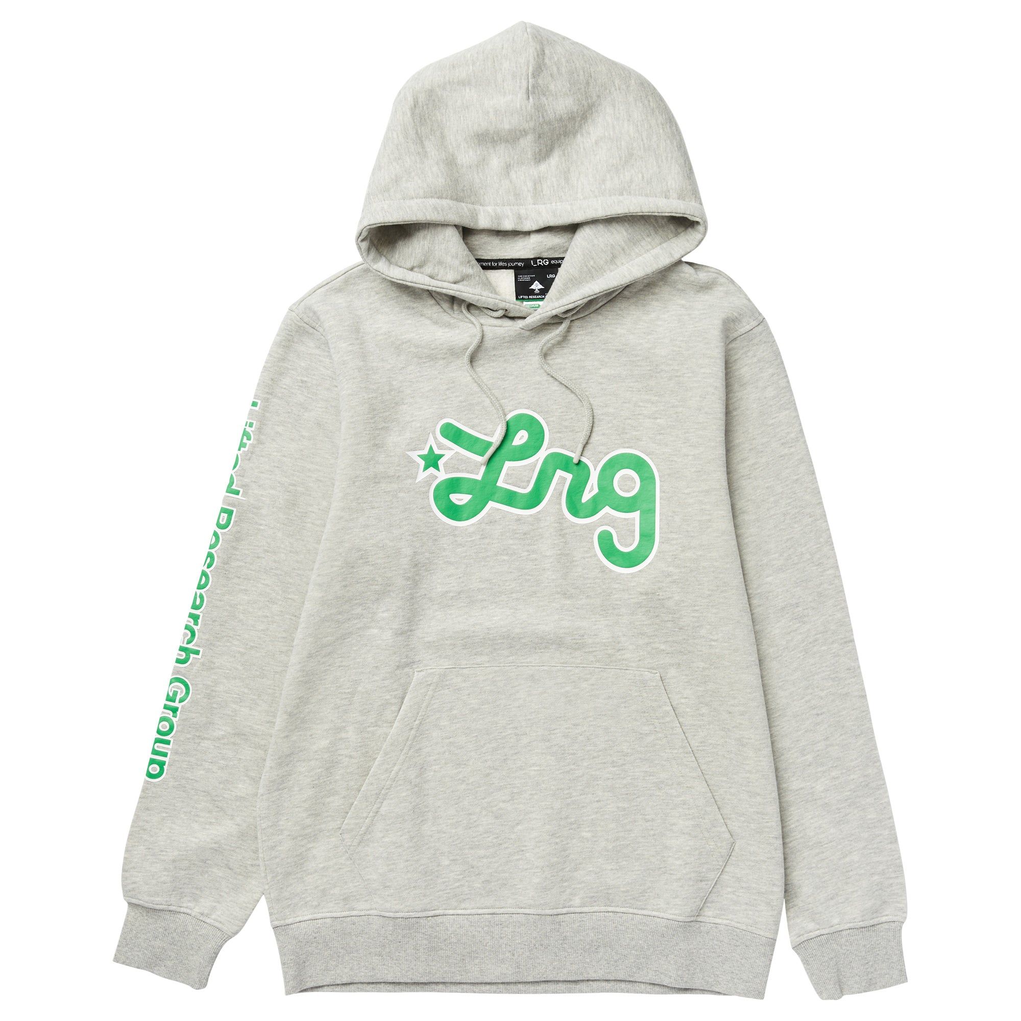 FRESHEST SCRIPT PULLOVER HOODIE - ATHLETIC HEATHER sold by Lrg