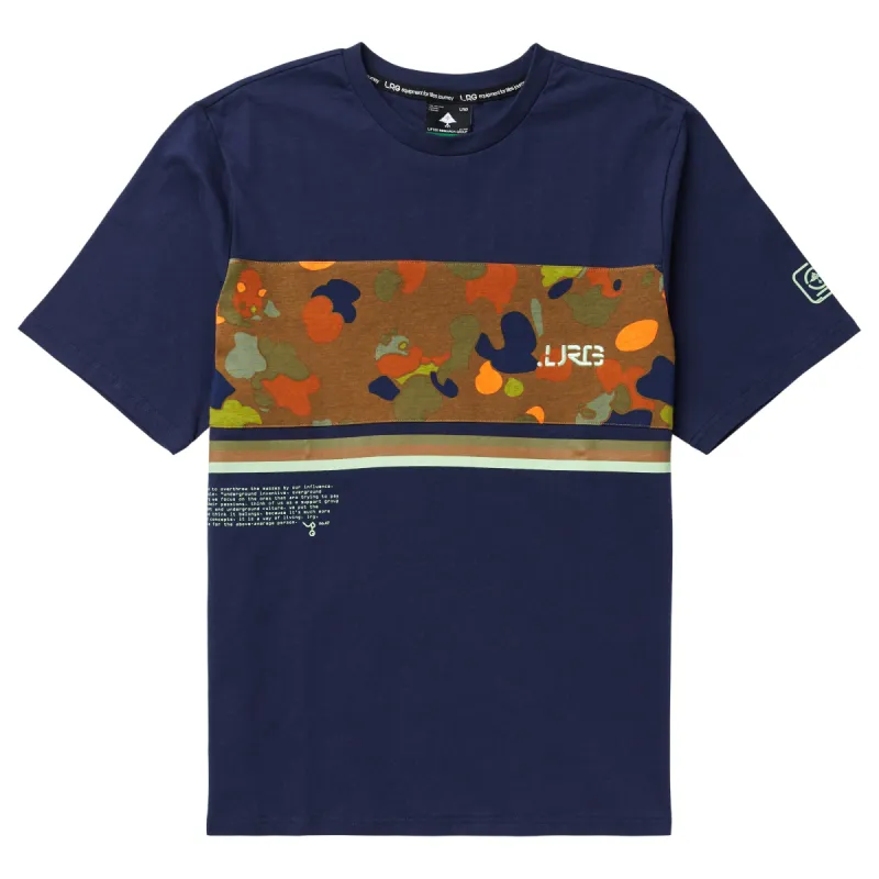 PANDA ESSENCE CREW TEE - NAVY sold by Lrg