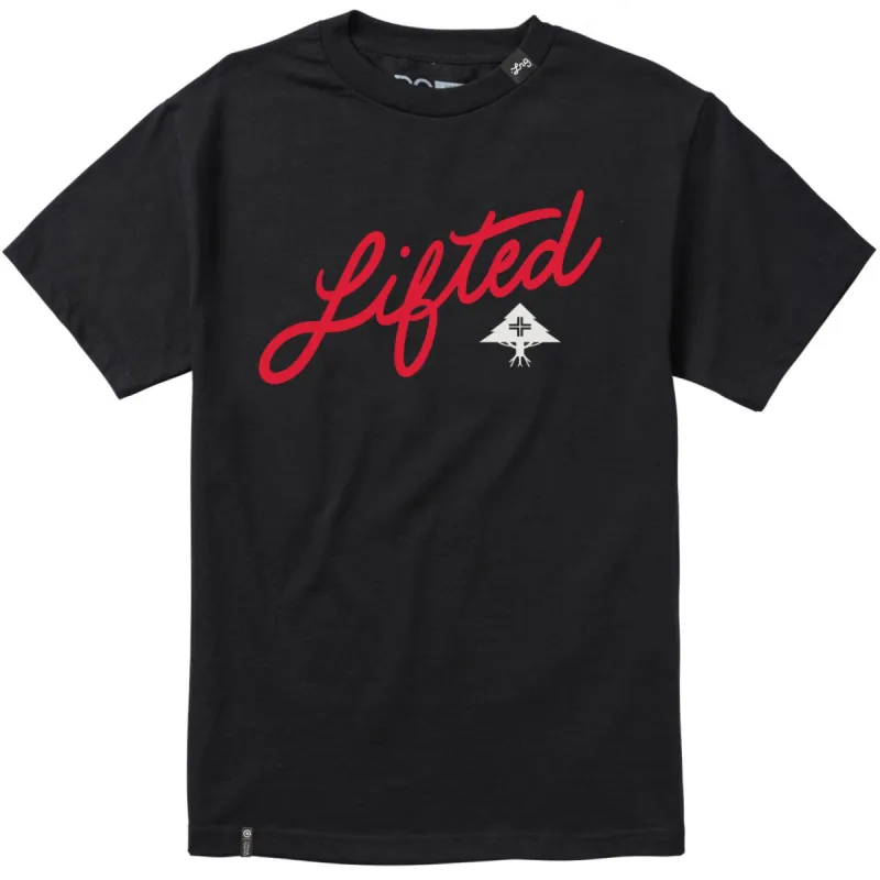 ANGLED SCRIPT TEE - BLACK sold by Lrg