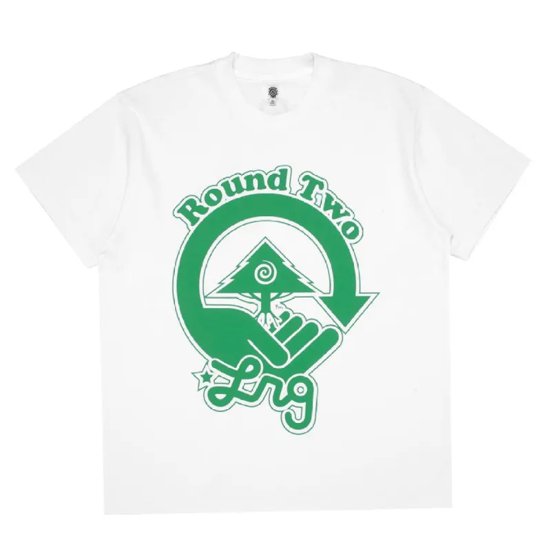 ROUND 2 THE OUTDOORS GRAPHIC TEE - WHITE sold by Lrg