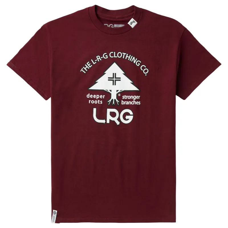 LIFE BRANCHES TEE - BURGUNDY sold by Lrg