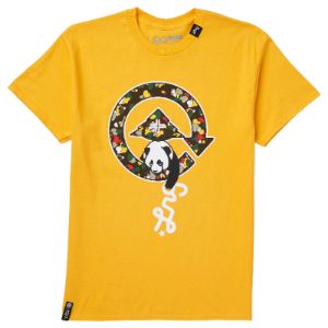 PANDA ADDICT GRAB TEE - GOLD sold by Lrg