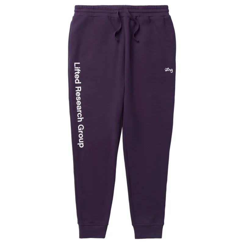 LIFTED SCRIPT JOGGER SWEATPANTS - DARK PURPLE sold by Lrg