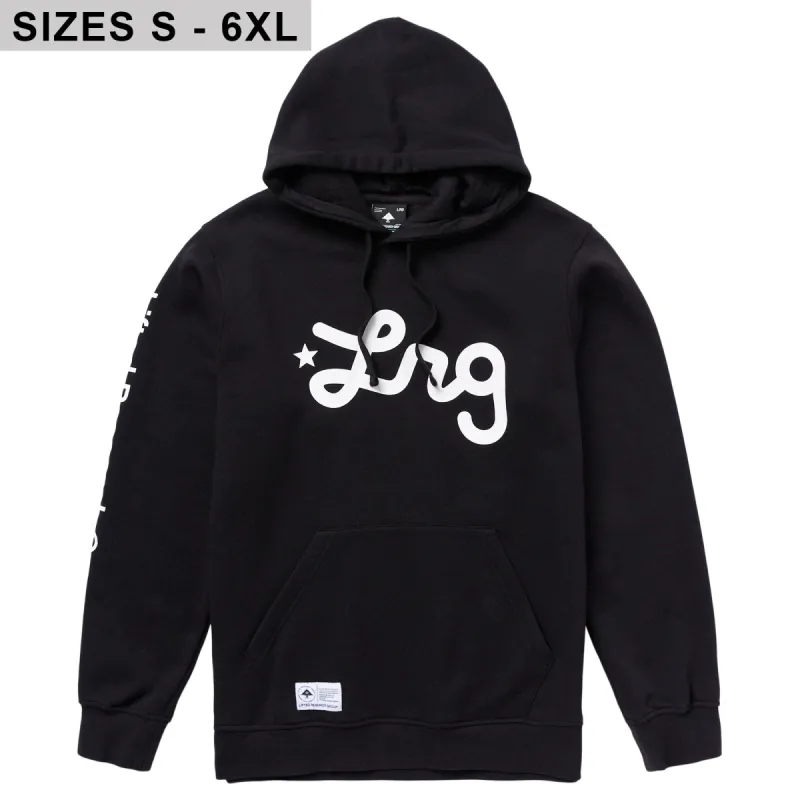 LIFTED SCRIPT PULLOVER HOODIE - BLACK sold by Lrg