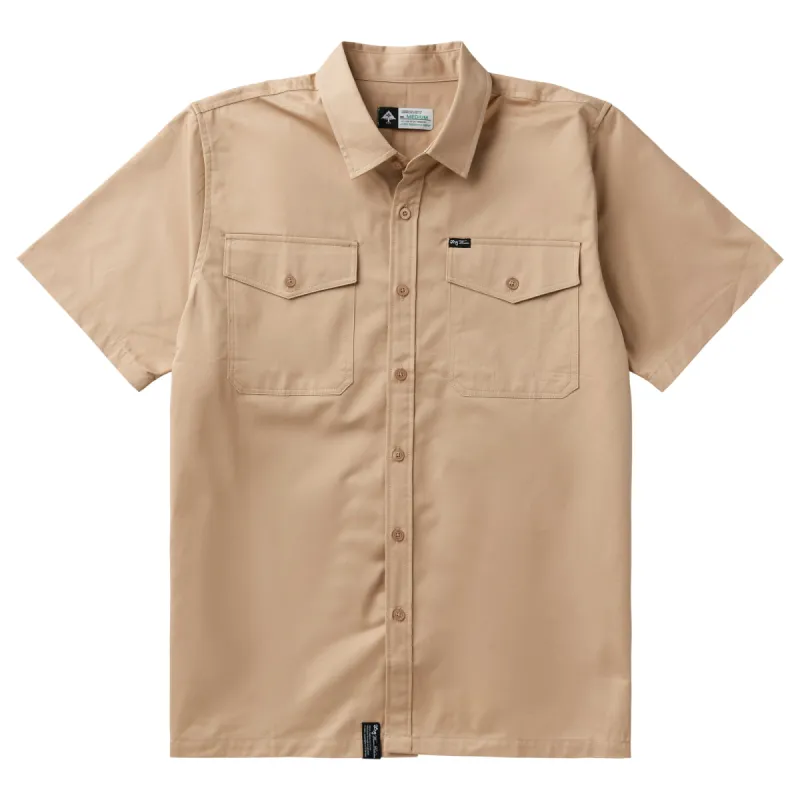 ONLY US WOVEN SHIRT - OAT sold by Lrg