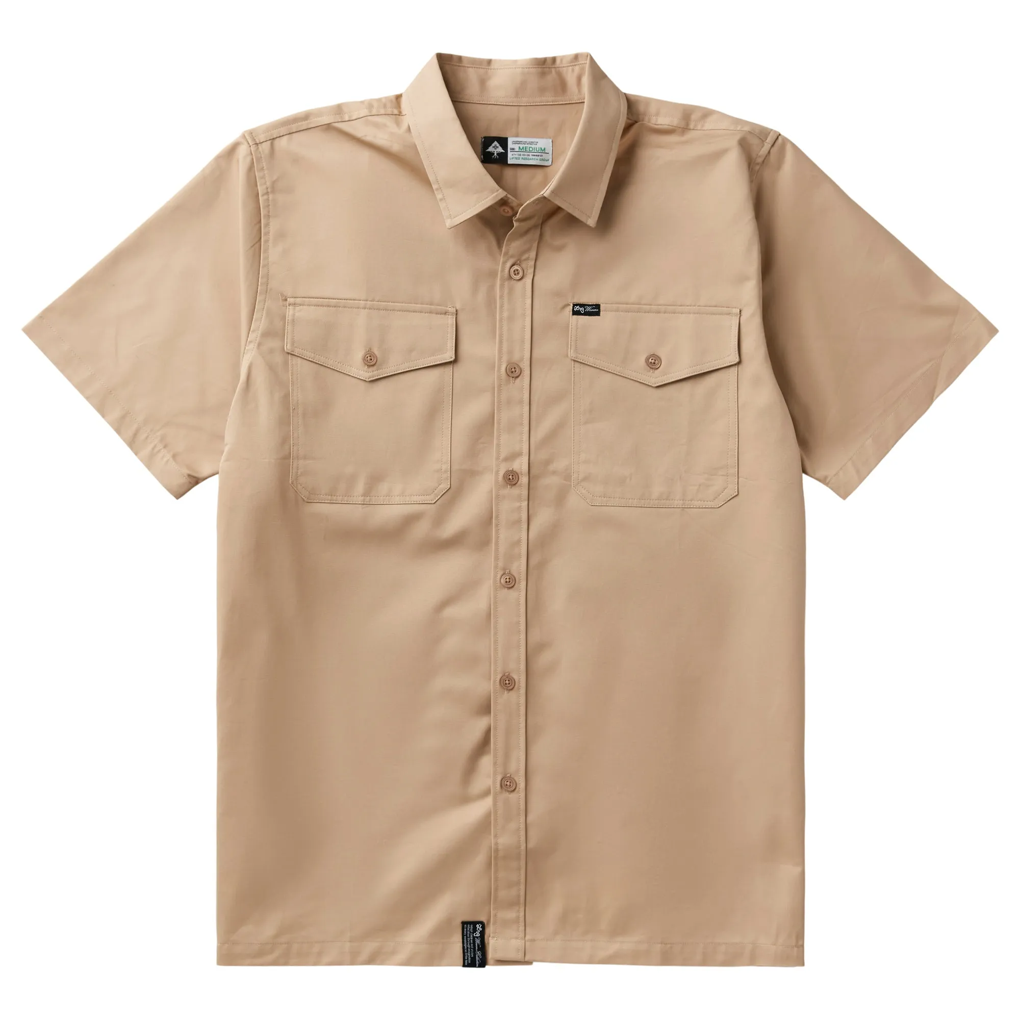 ONLY US WOVEN SHIRT - OAT sold by Lrg