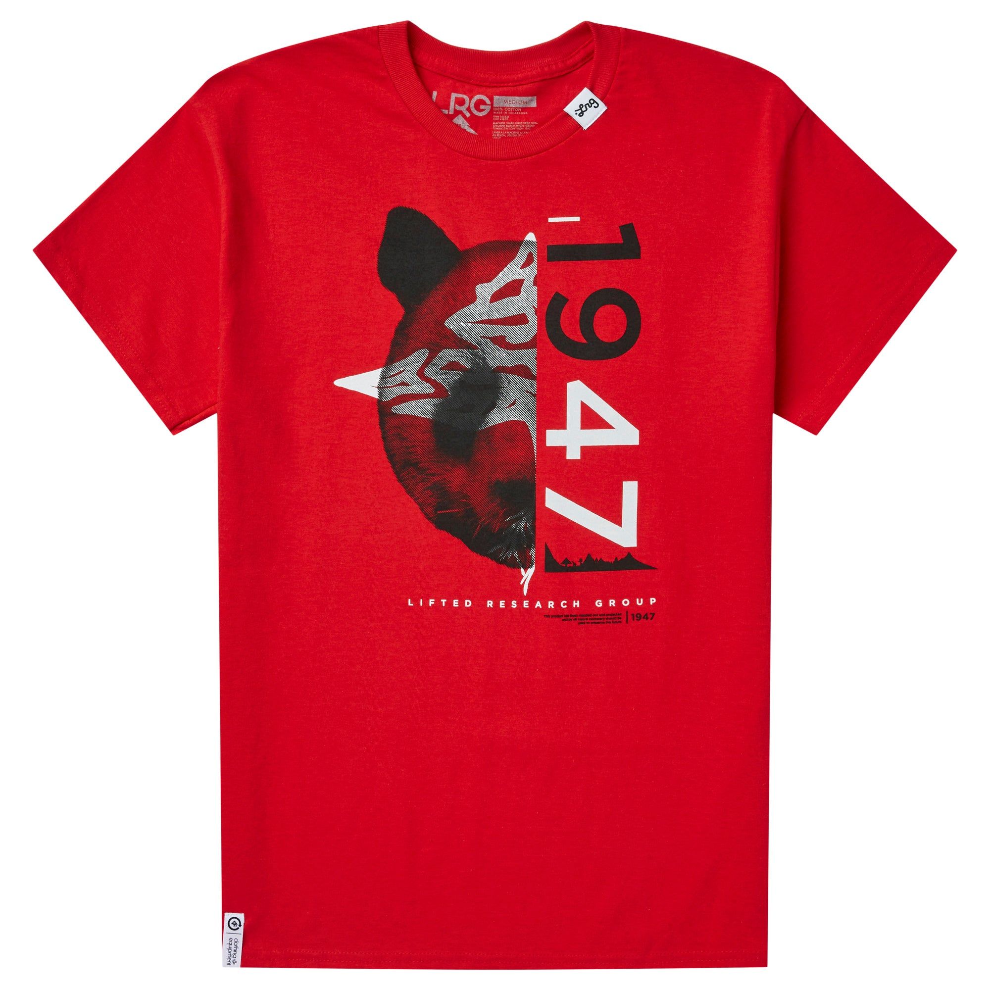 47 HALF PANDA TEE - RED sold by Lrg