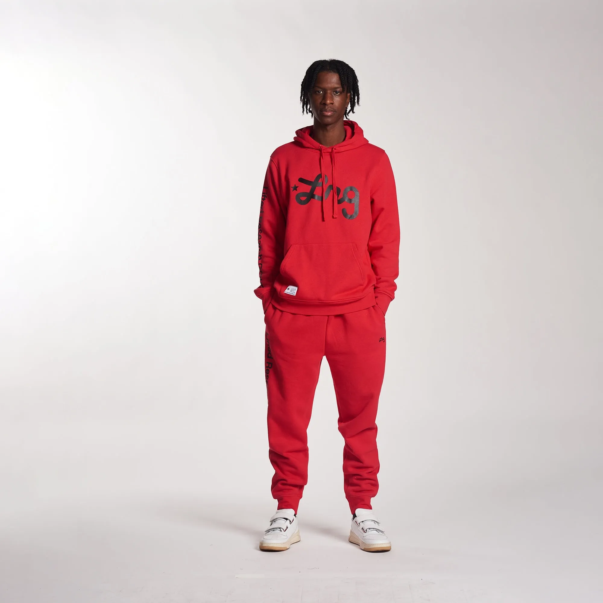 LIFTED SCRIPT JOGGER SWEATPANTS - RED sold by Lrg product image thumbnail 3