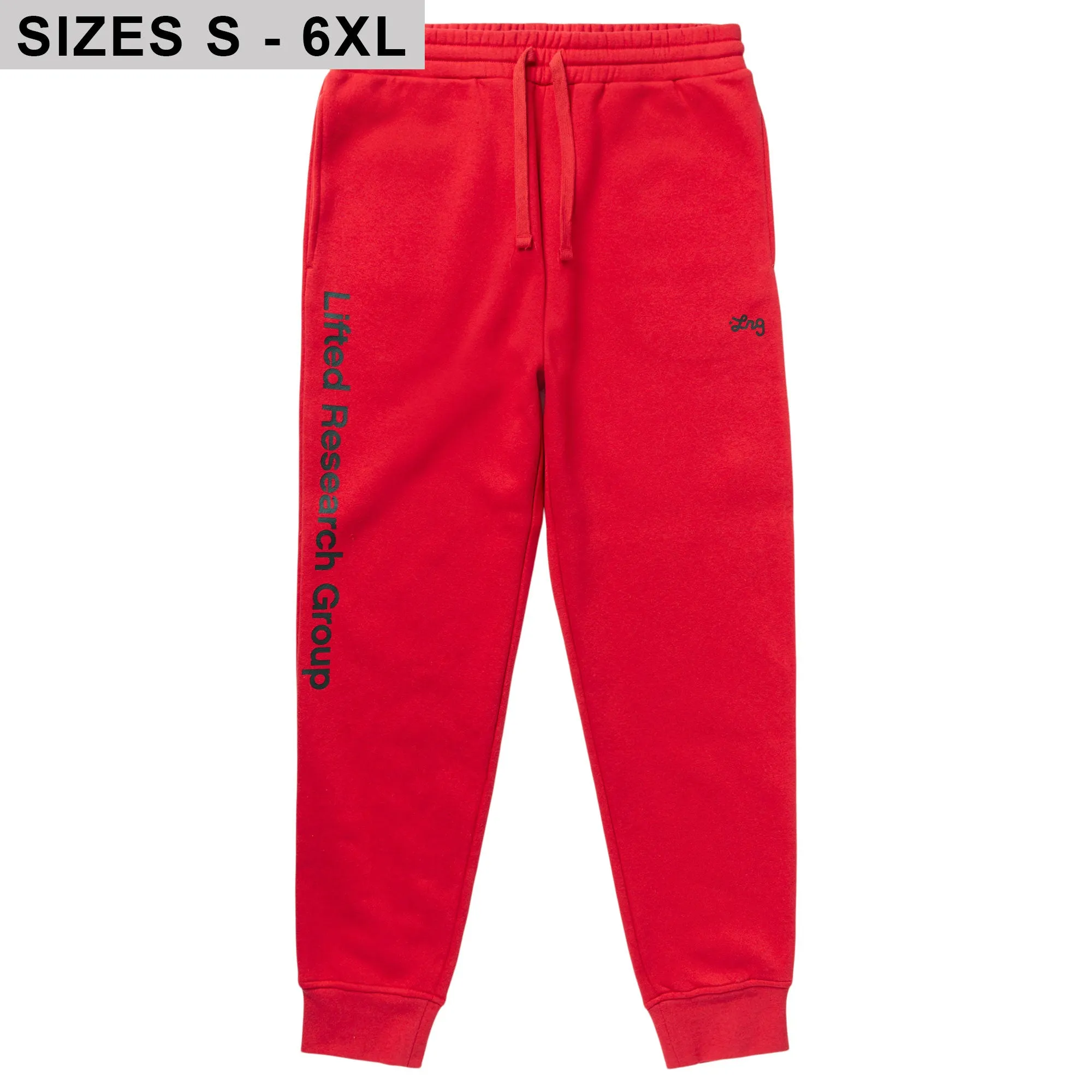 LIFTED SCRIPT JOGGER SWEATPANTS - RED sold by Lrg