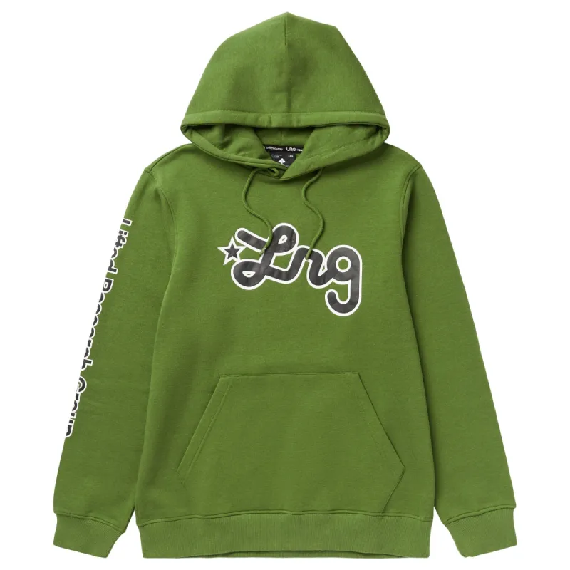 FRESHEST SCRIPT PULLOVER HOODIE - GREEN sold by Lrg