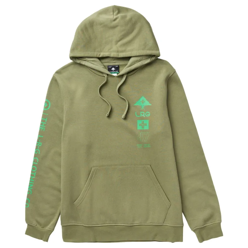 STRONGER BRANCHES PULLOVER HOODIE - OLIVE sold by Lrg