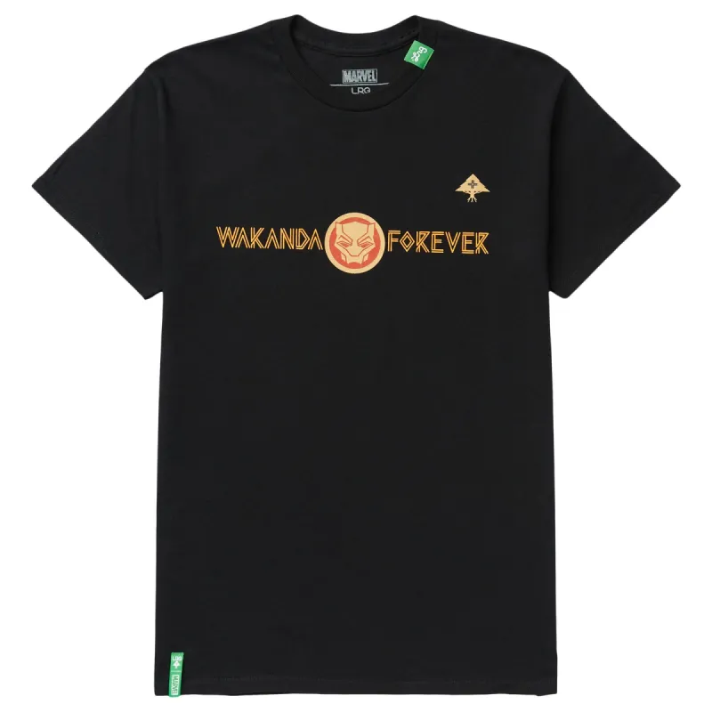 BLACK PANTHER WAKANDA FOREVER GUARDED TEE - BLACK sold by Lrg