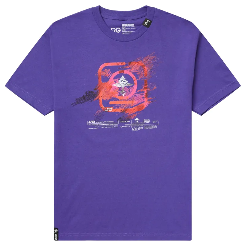 ACID SMEAR TEE - PURPLE sold by Lrg
