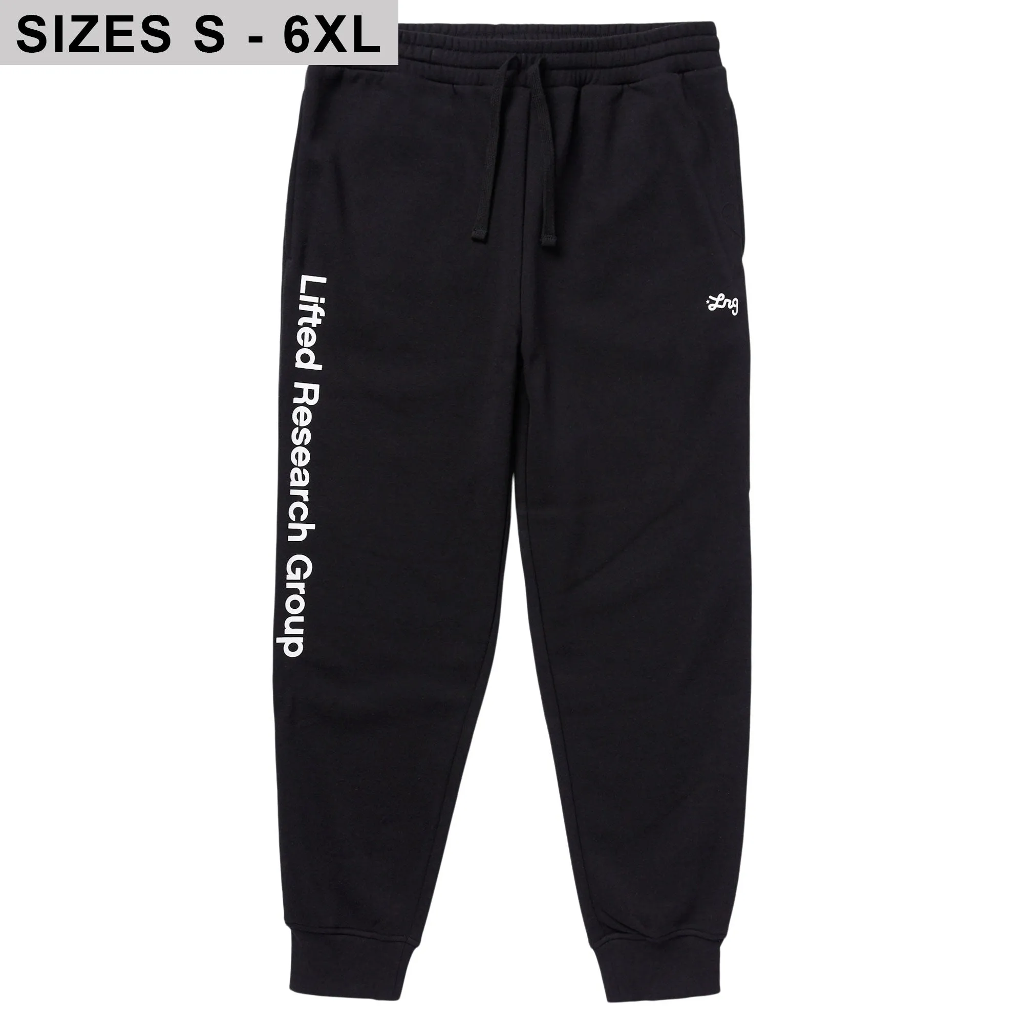 LIFTED SCRIPT JOGGER SWEATPANTS - BLACK sold by Lrg