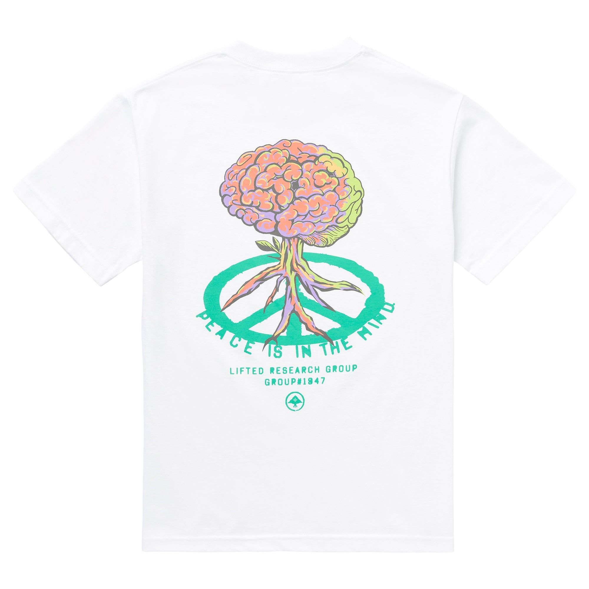 PEACEFUL MIND TEE - WHITE sold by Lrg