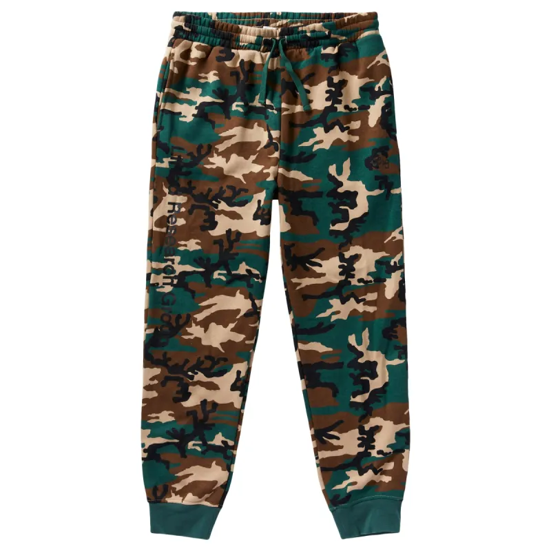 ROOTS SCRIPT JOGGER SWEATPANTS - GREEN CAMO sold by Lrg