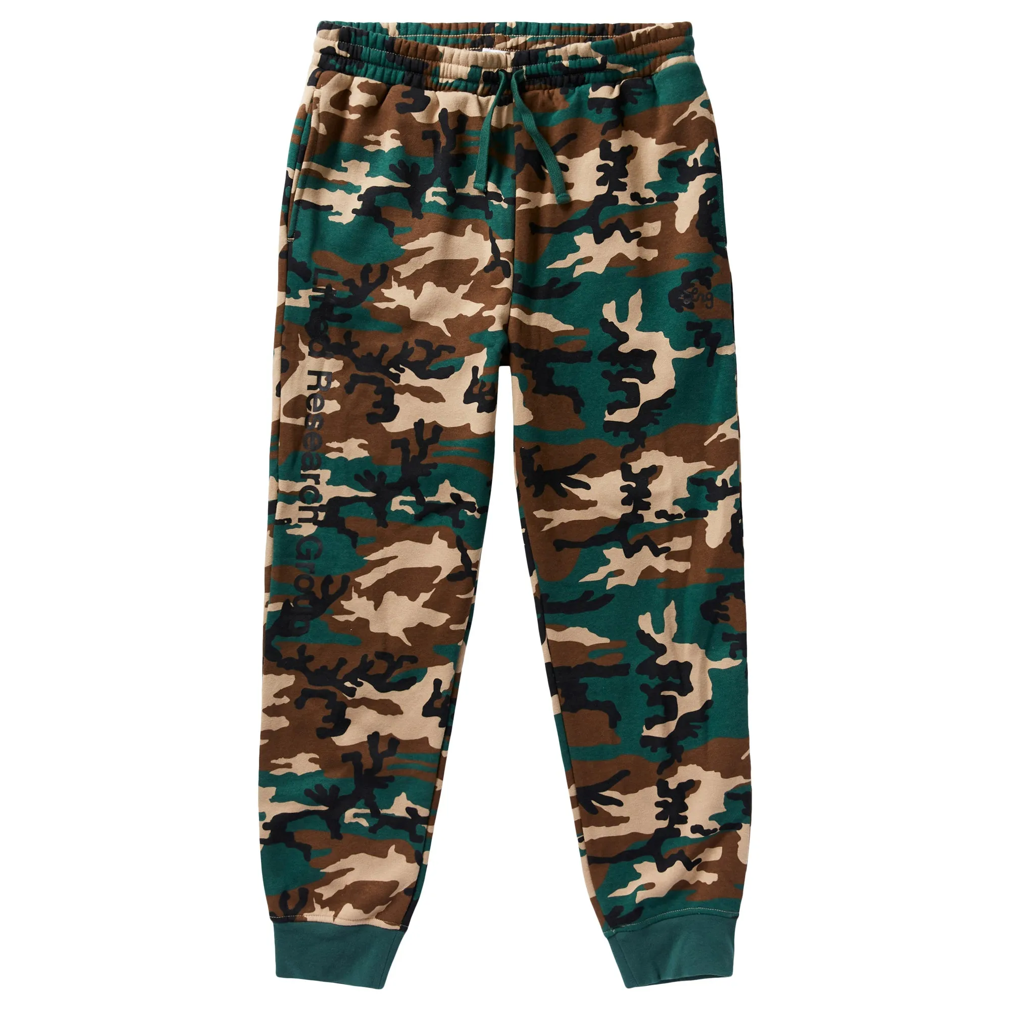 ROOTS SCRIPT JOGGER SWEATPANTS - GREEN CAMO sold by Lrg