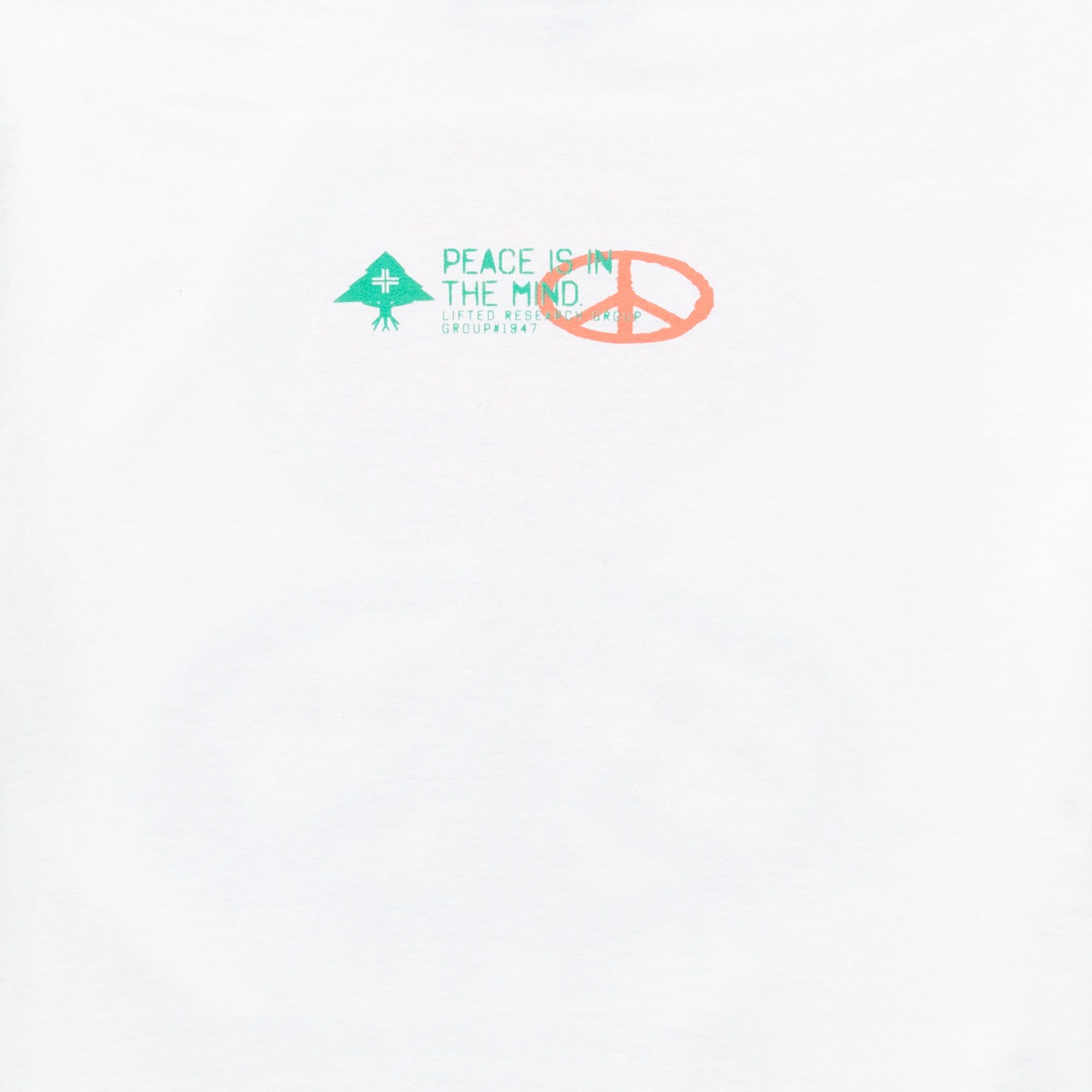PEACEFUL MIND TEE - WHITE sold by Lrg product image thumbnail 3