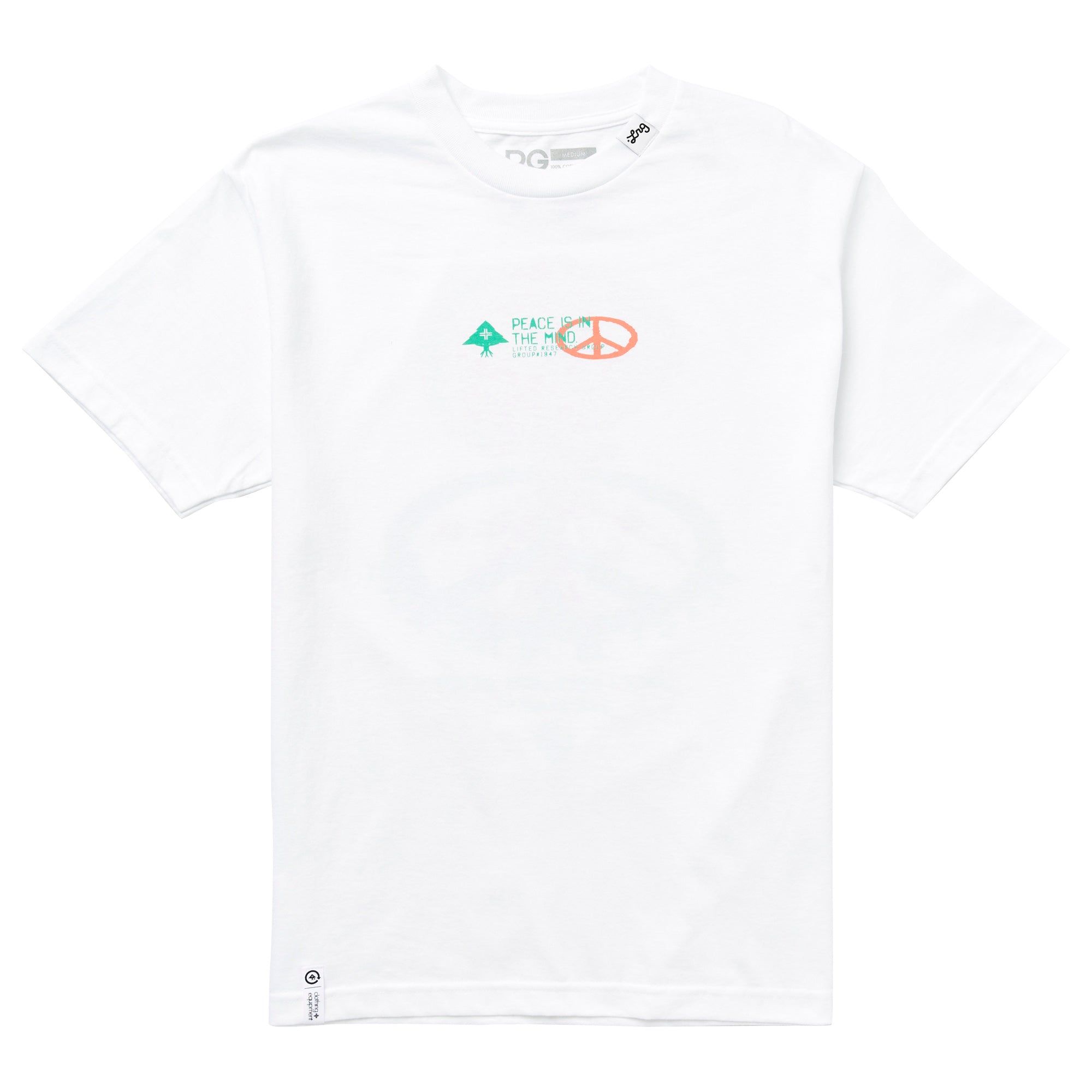 PEACEFUL MIND TEE - WHITE sold by Lrg product image thumbnail 2