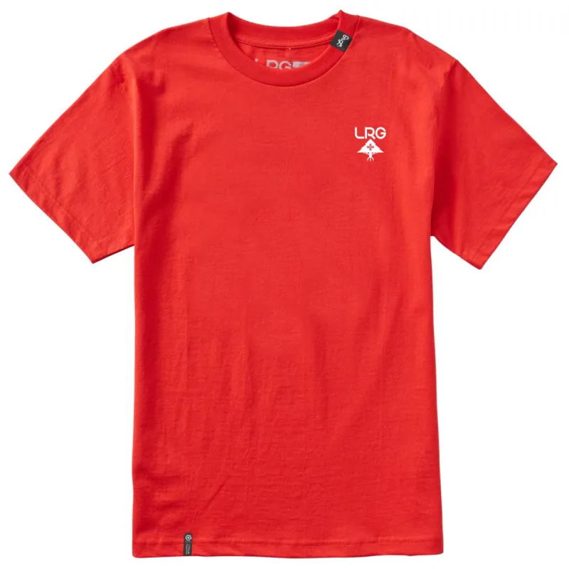 LOGO PLUS TEE - RED sold by Lrg