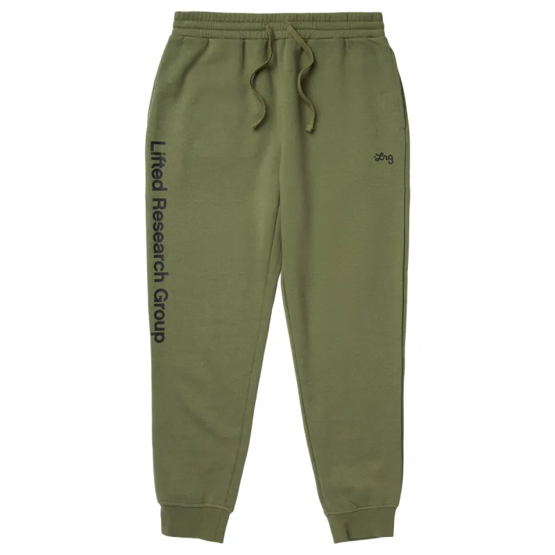 LIFTED SCRIPT JOGGER SWEATPANTS - OLIVE sold by Lrg