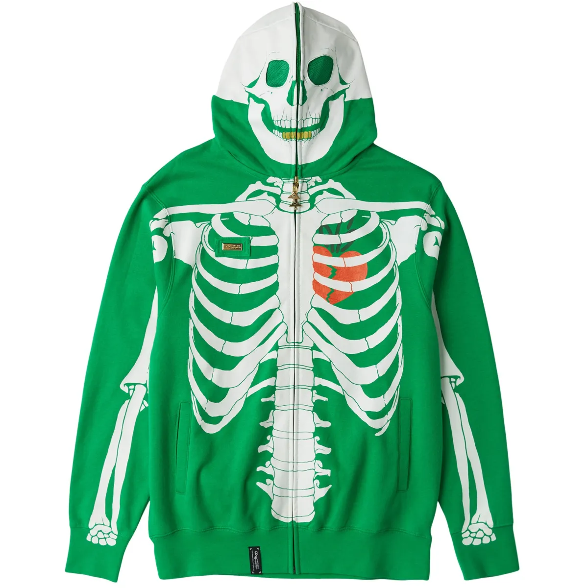 超特価SALE開催！ ZIP SERIOUS DEAD LRG X CARROTS HOODIE Parallel | GREEN KELLY - セル画