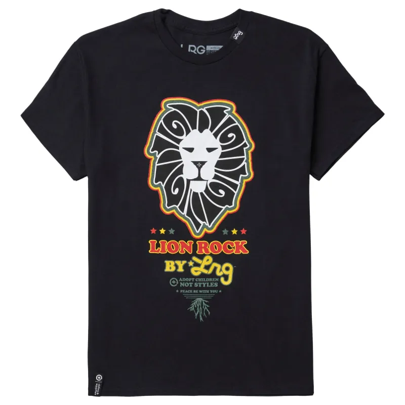 LION PEACE TEE - BLACK sold by Lrg