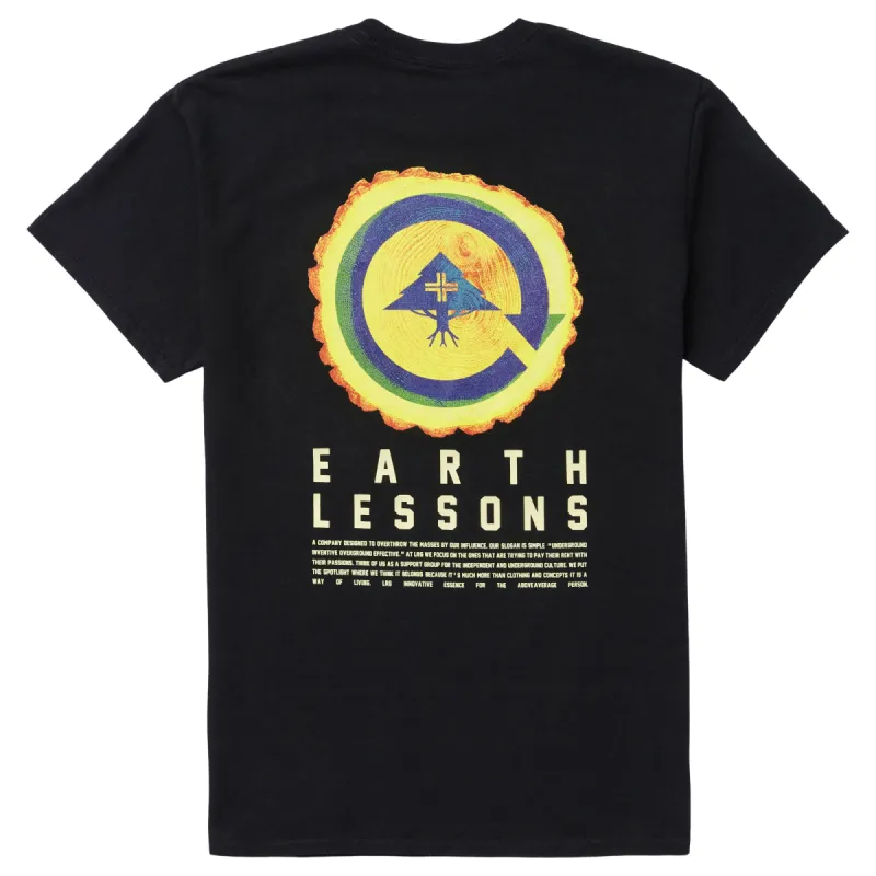 EARTH LESSONS TEE - BLACK sold by Lrg