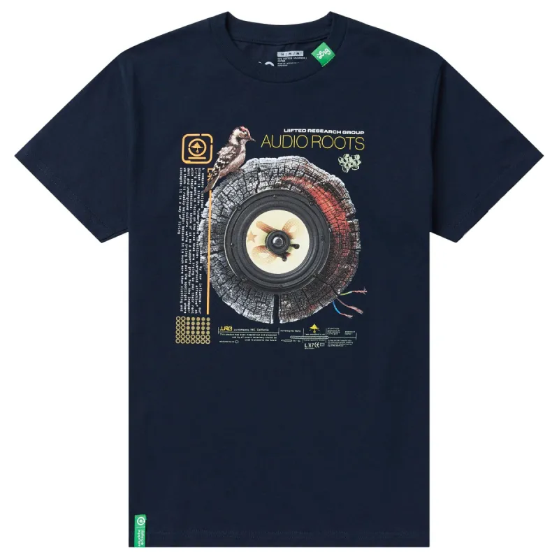AUDIO ROOTS TEE - NAVY sold by Lrg
