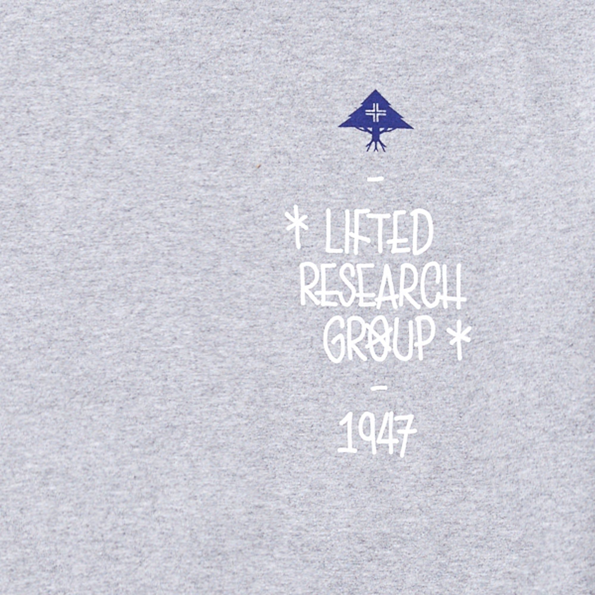 UNDERGROUND RESEARCH TEE - GREY HEATHER sold by Lrg product image thumbnail 4