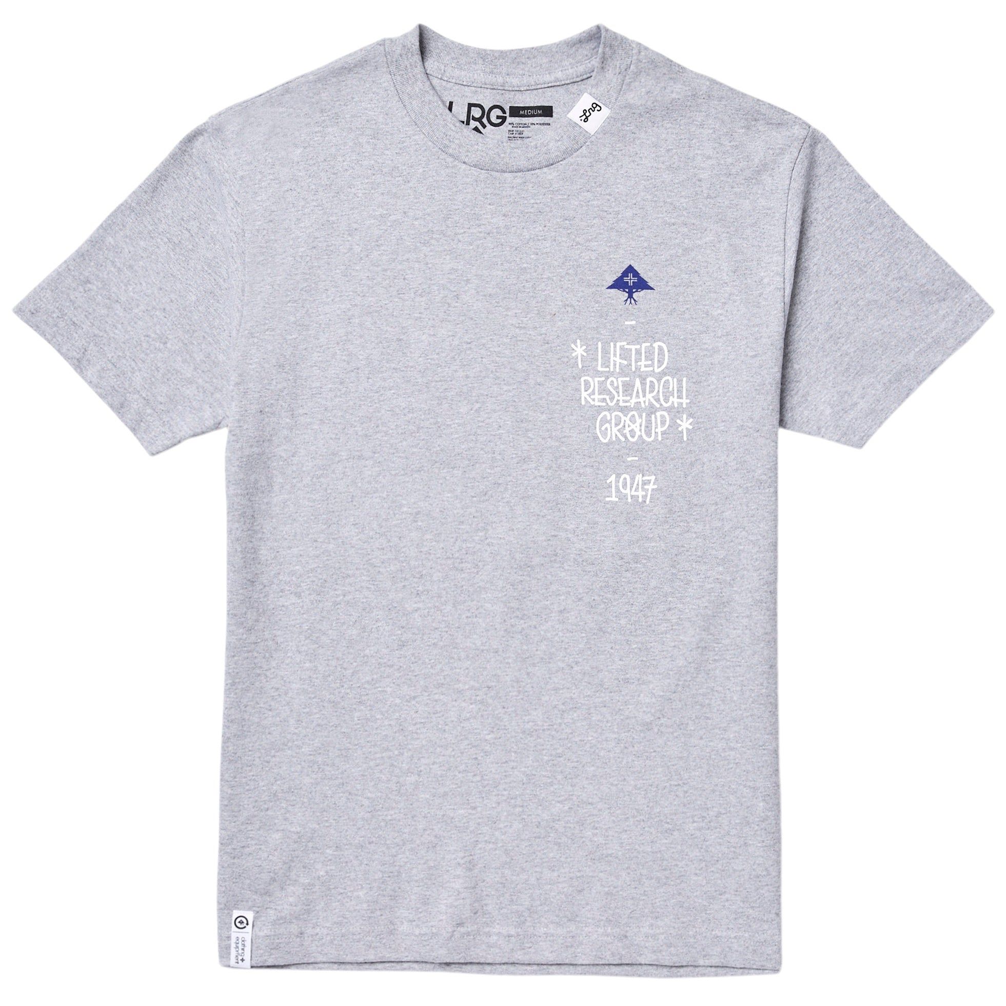 UNDERGROUND RESEARCH TEE - GREY HEATHER sold by Lrg product image thumbnail 2