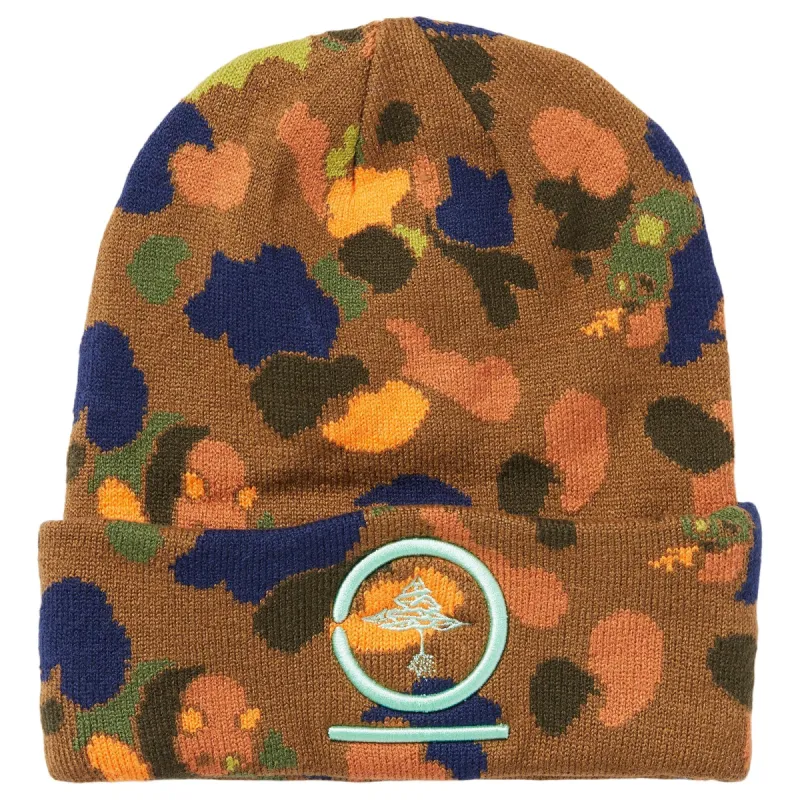 PANDA ROOTS CAMO BEANIE - BROWN sold by Lrg