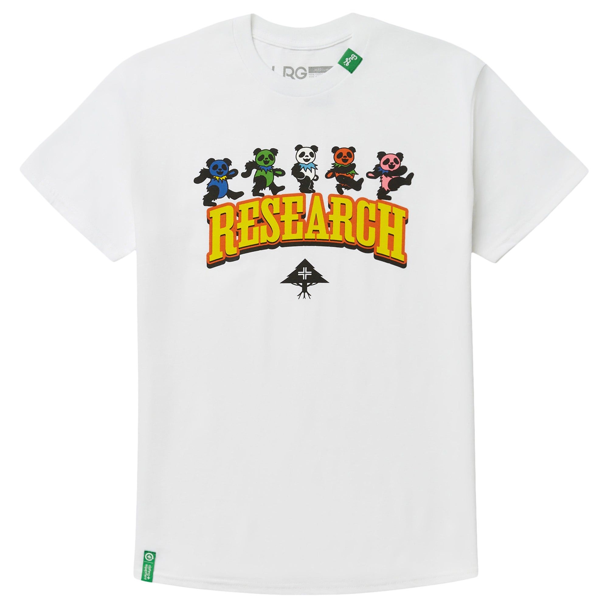 GRATEFUL PANDAS TEE - WHITE sold by Lrg