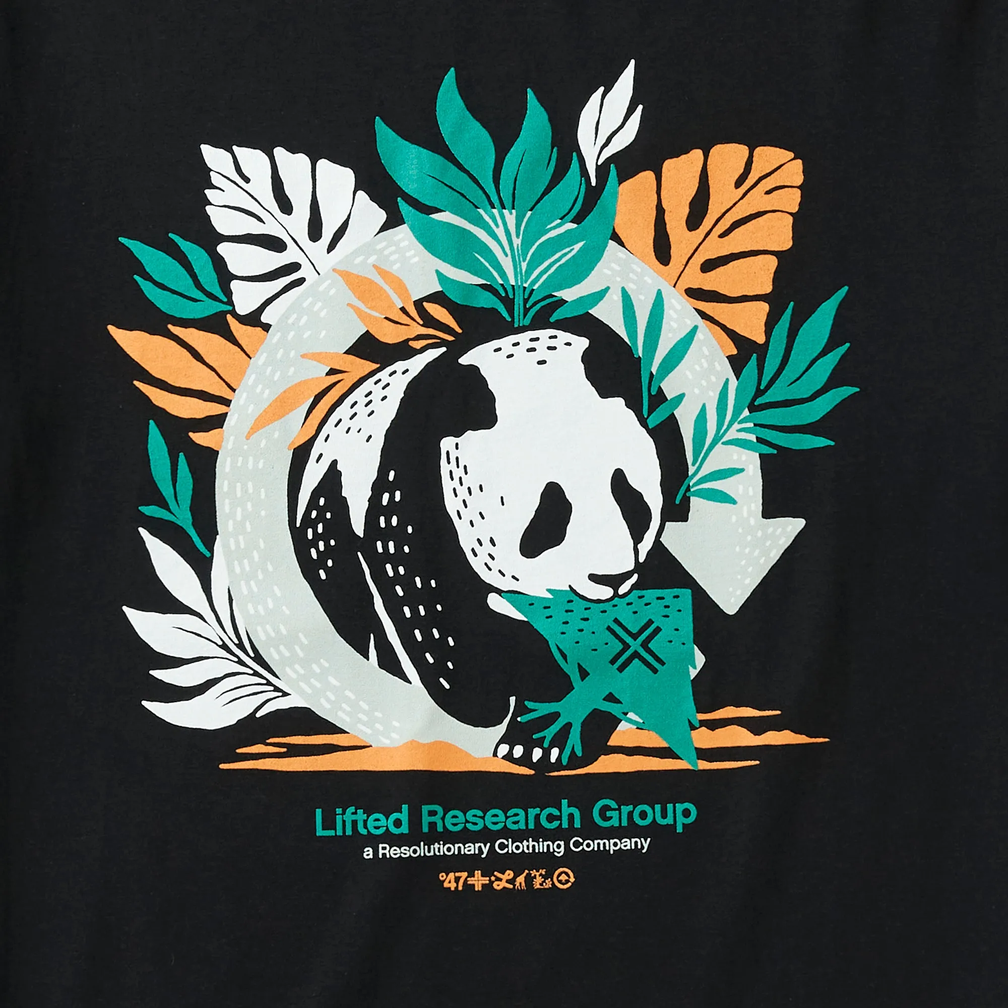 PANDA CREATIVE CYCLE TEE - BLACK sold by Lrg product image thumbnail 2