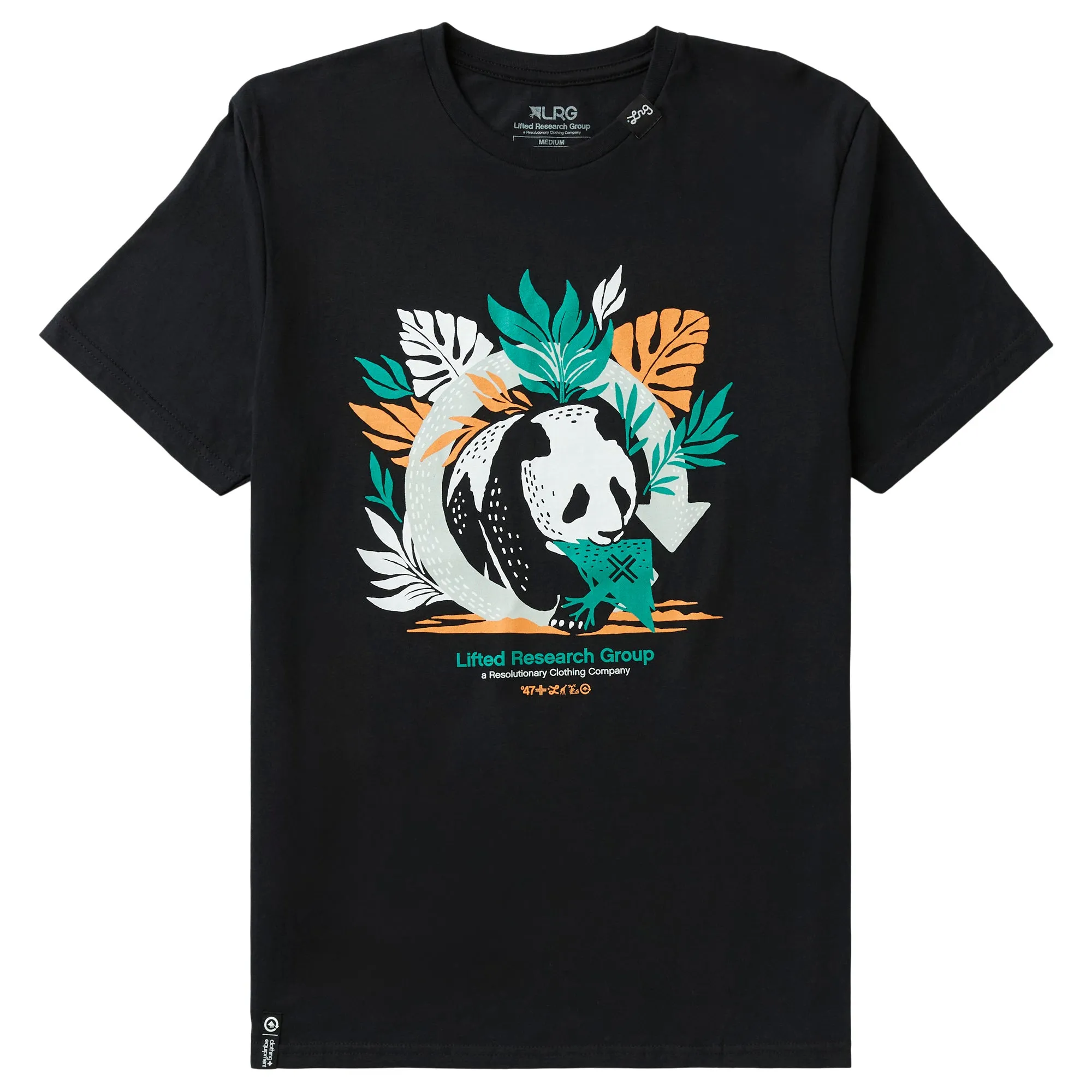 PANDA CREATIVE CYCLE TEE - BLACK sold by Lrg