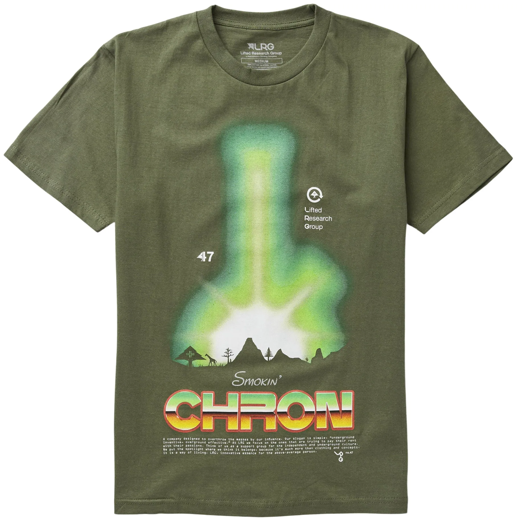 SMOKIN SHRON TEE - MILITARY sold by Lrg