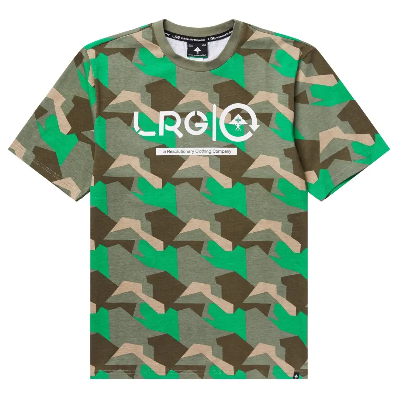 LIFTED GEO CREW TEE -  GREEN sold by Lrg