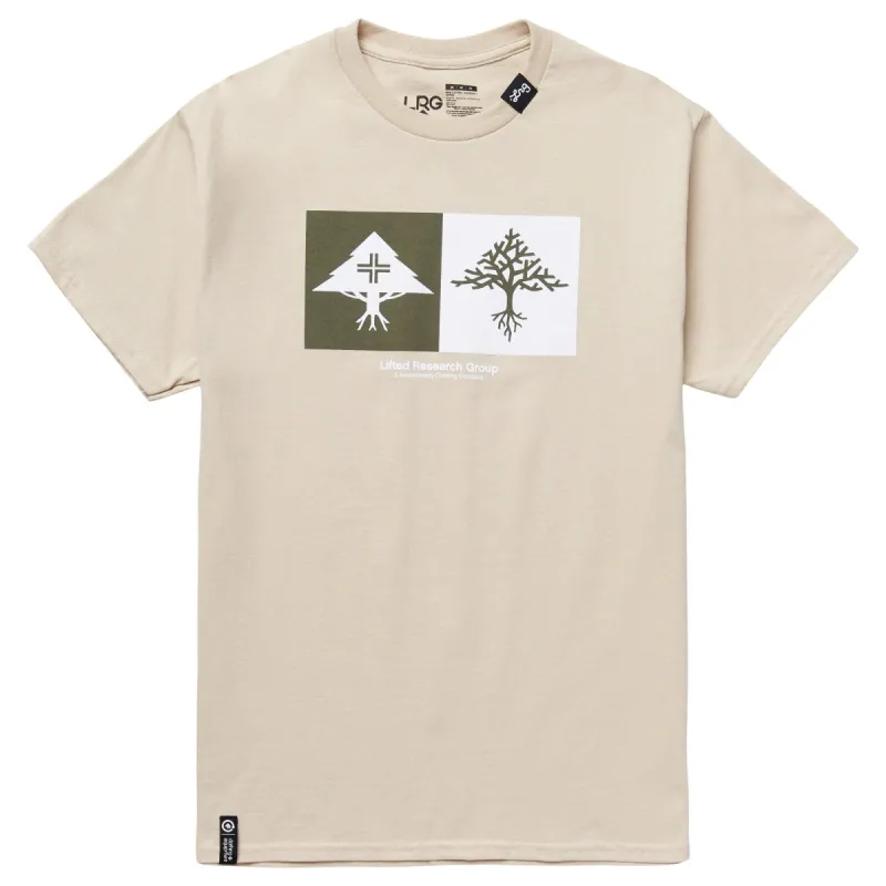 DOUBLE UP TREE TEE - SAND sold by Lrg