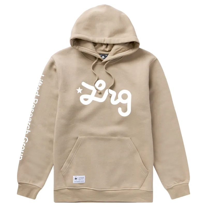 LIFTED SCRIPT PULLOVER HOODIE - TAN sold by Lrg