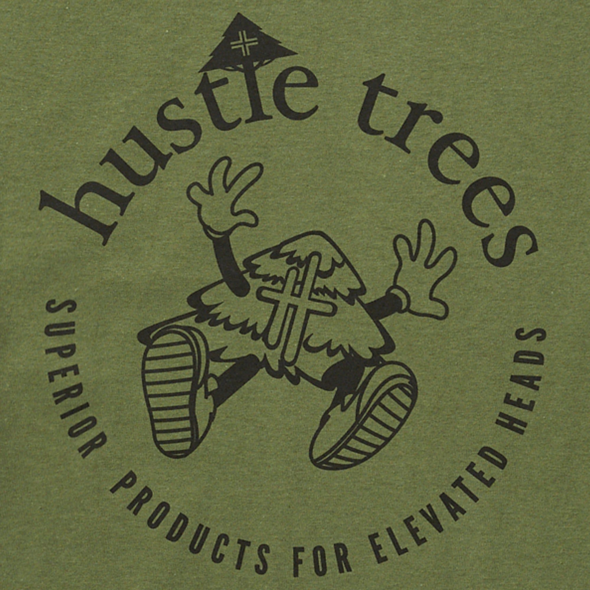 ELEVATED HEADS TEE - MILITARY GREEN sold by Lrg product image thumbnail 2
