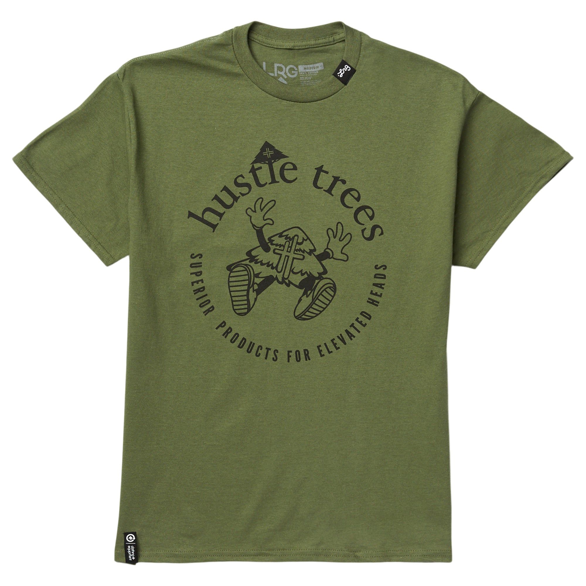 ELEVATED HEADS TEE - MILITARY GREEN sold by Lrg