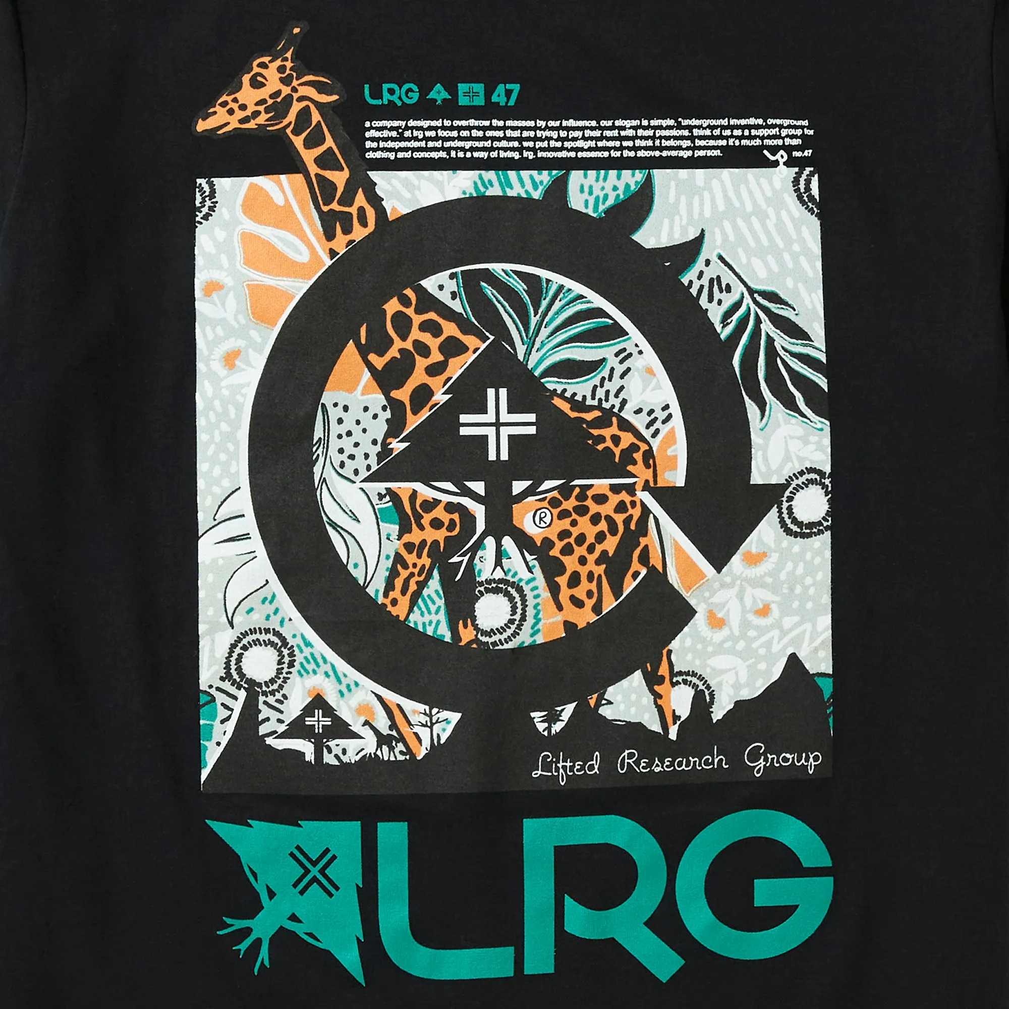 ONWARD G RAF TEE - BLACK sold by Lrg product image thumbnail 2