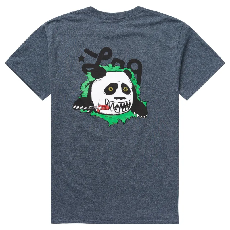 PANDA RIP TEE -  CHARCOAL HEATHER sold by Lrg