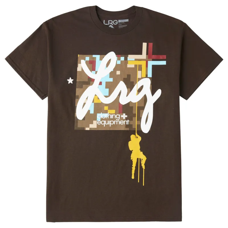 DIGI QUIPMENT TEE - DARK CHOCOLATE sold by Lrg