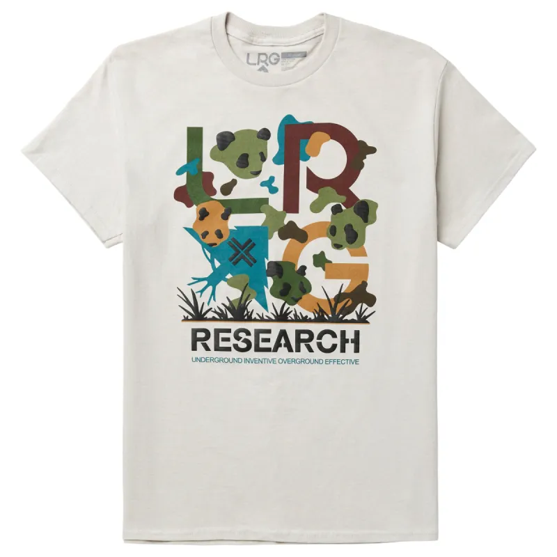 STACKED PANDA TEE - SILVER sold by Lrg