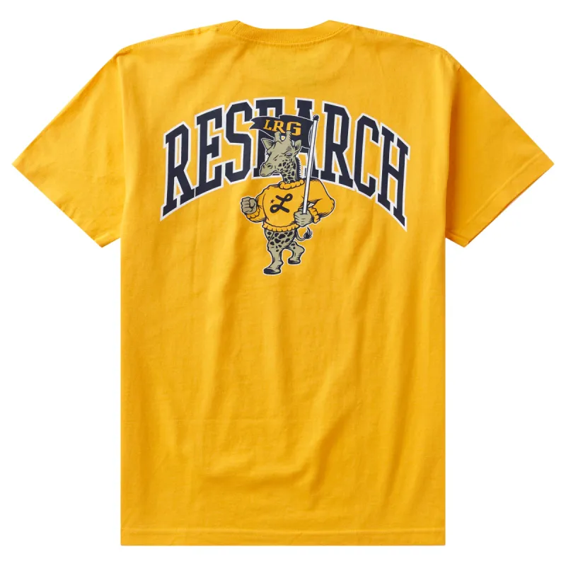 GIRAFFE MASCOT TEE - GOLD sold by Lrg