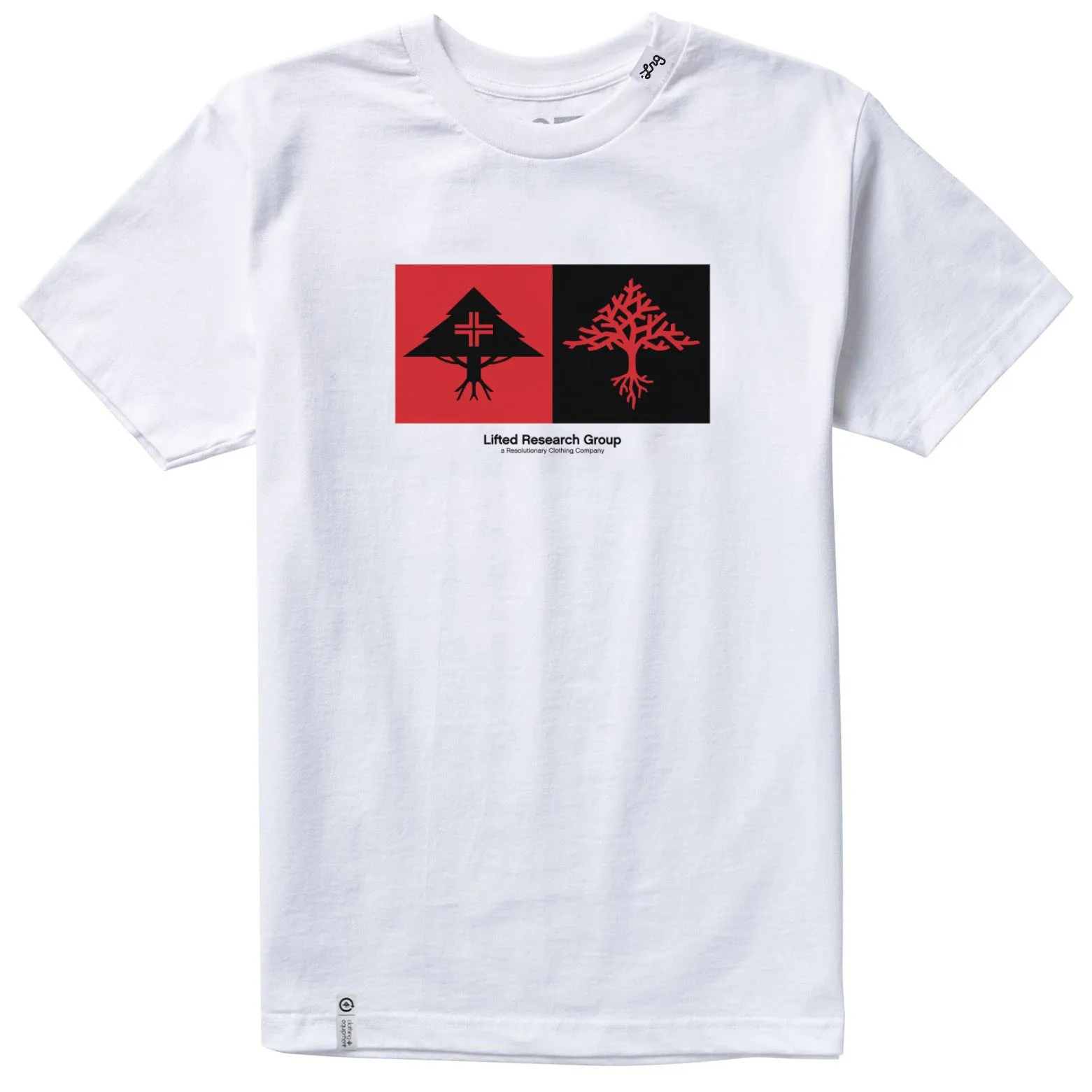 DOUBLE UP TREE TEE - WHITE sold by Lrg