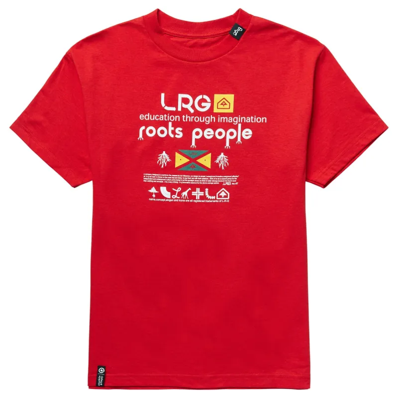 IMAGINATION ROOTS TEE - RED sold by Lrg