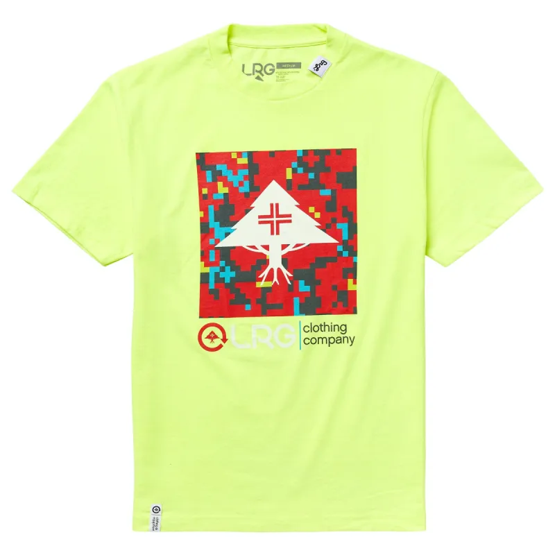 GLITCH BOX TEE - NEON GREEN sold by Lrg